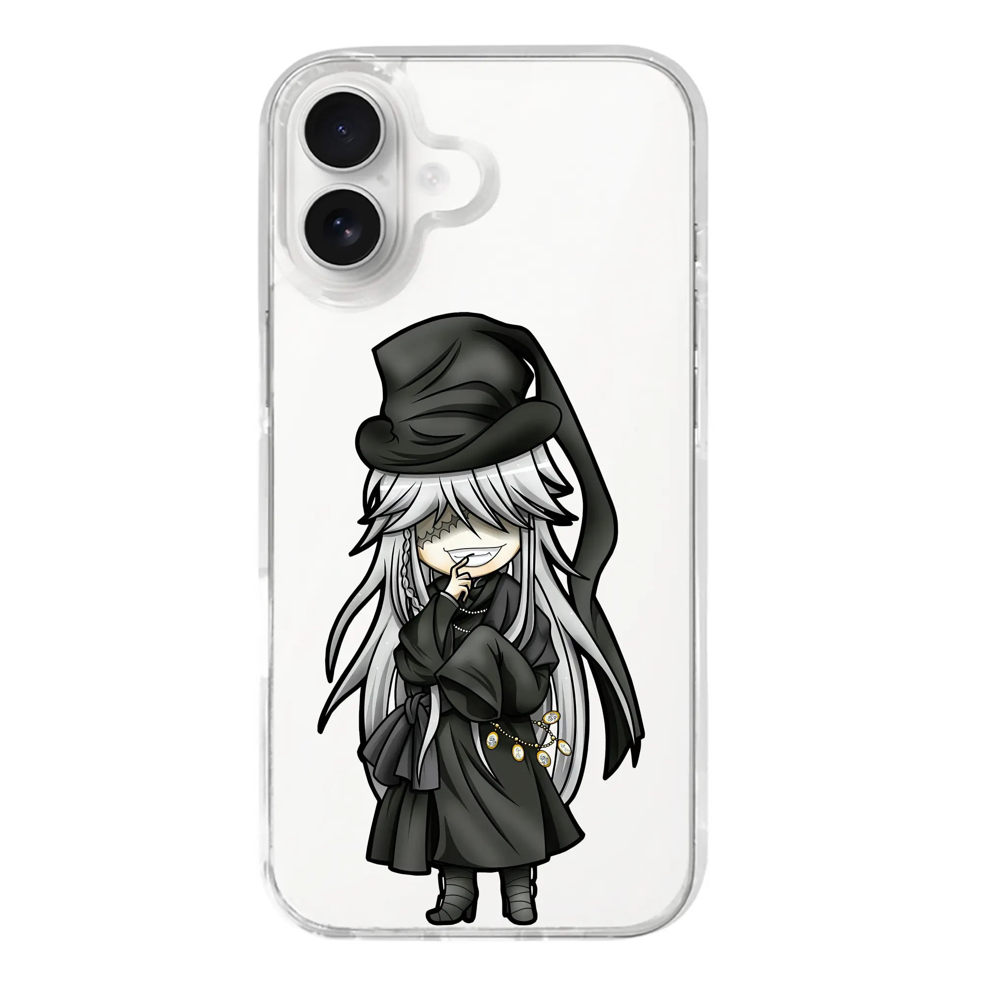 黒執事 グッズ,葬儀屋 - iPhone 17シリーズ 透明スマホケース – 薄型・耐衝撃・精密フィット保護カバー